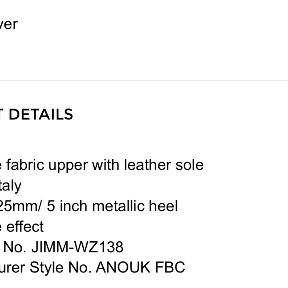 Jimmy Choo Anouk reflective  Silver Heels - Picture 2 of 11